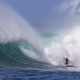 Surfer John John Florence rides the waves at Sunset beach on the North shore of Oahu, Hawaii.